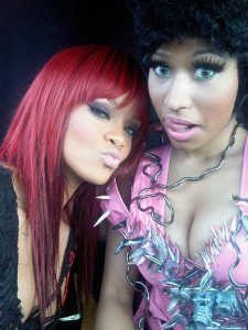 Nicki Minaj and Rihanna are climbing the charts ahead of the single release.